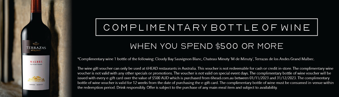 Complimentary Wine Voucher