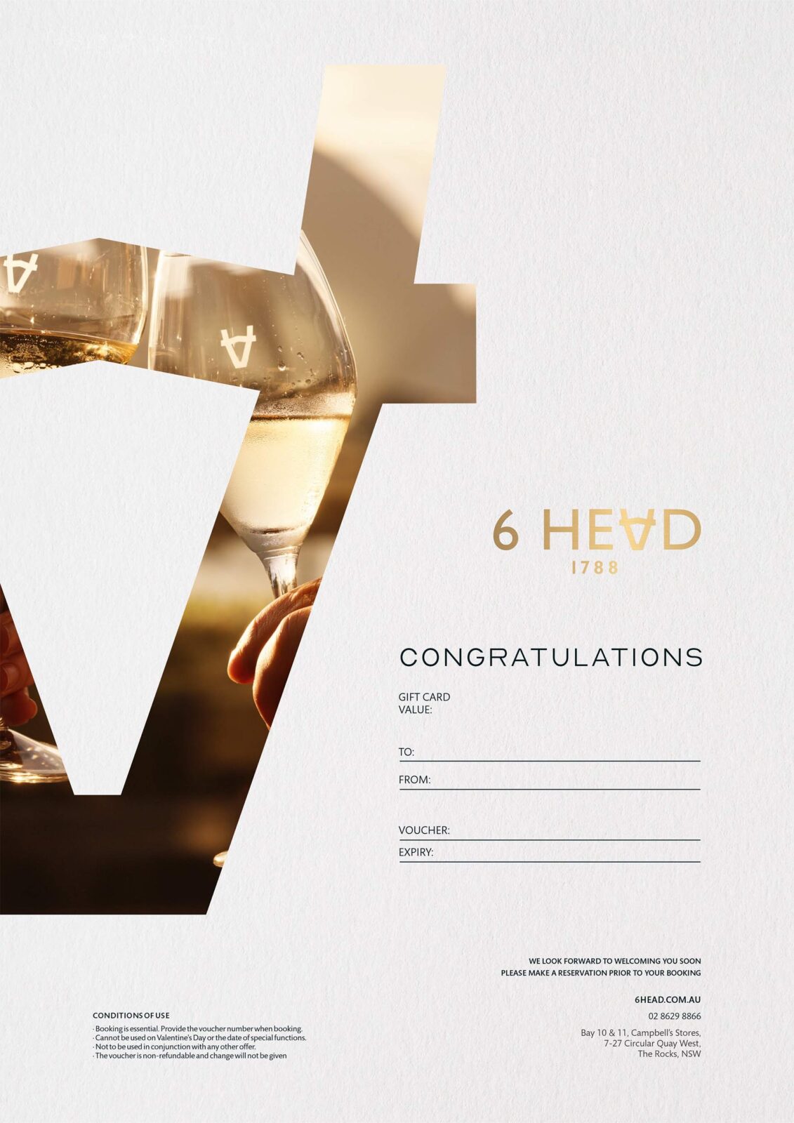 6HEAD Restaurant EGift Cards