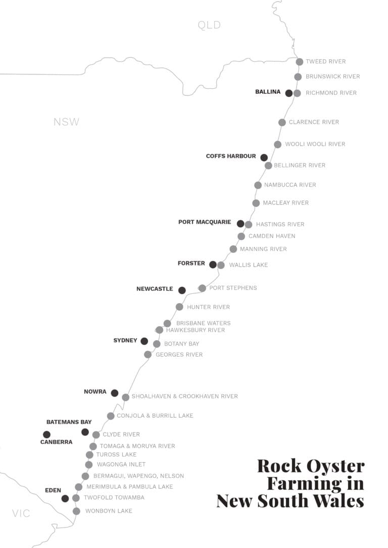 Appellation Oyster Map